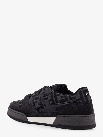 Fendi Match sneakers in FF jacquard fabric and suede thumbnail