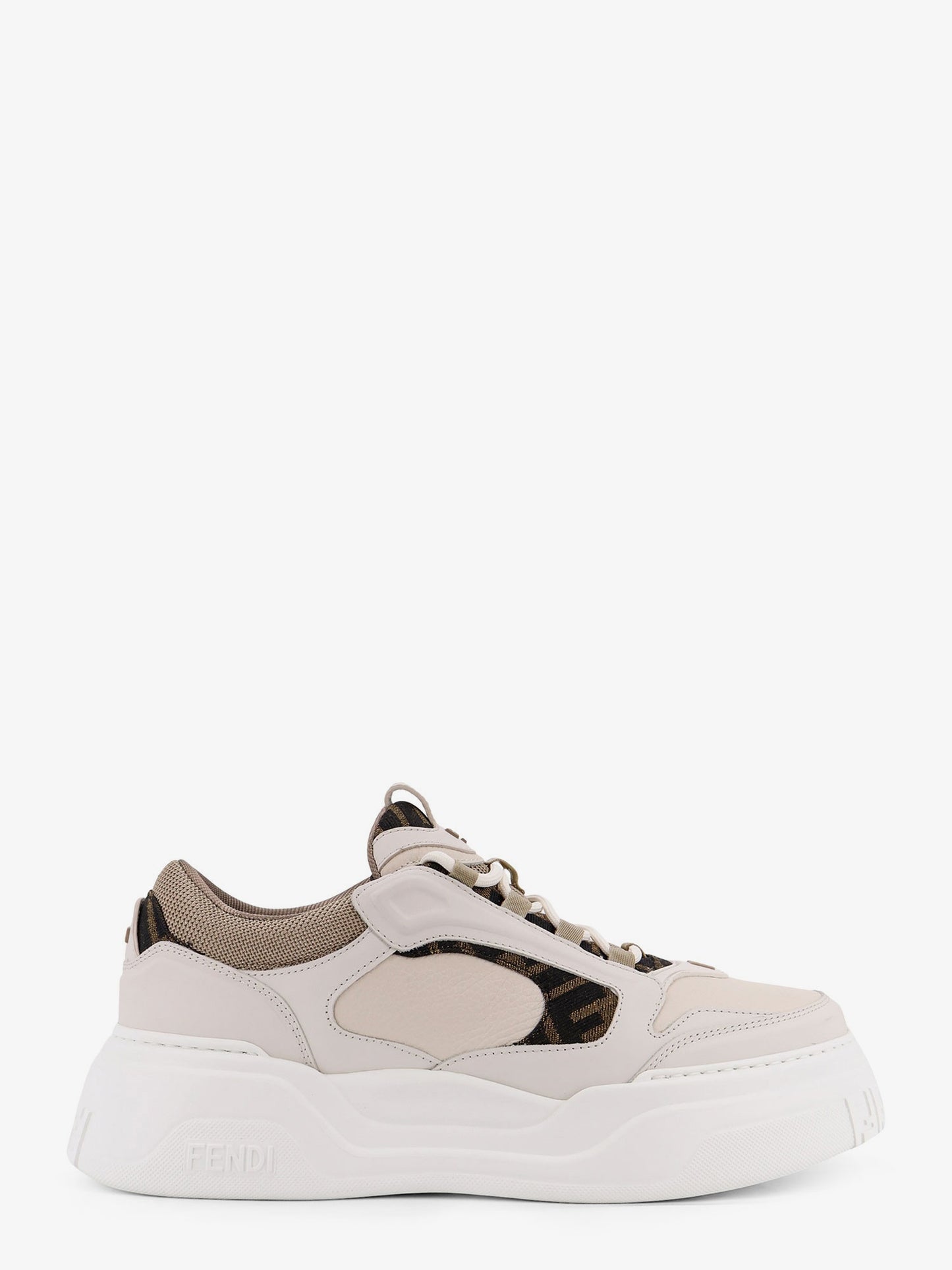 Fendi Force leather sneakers