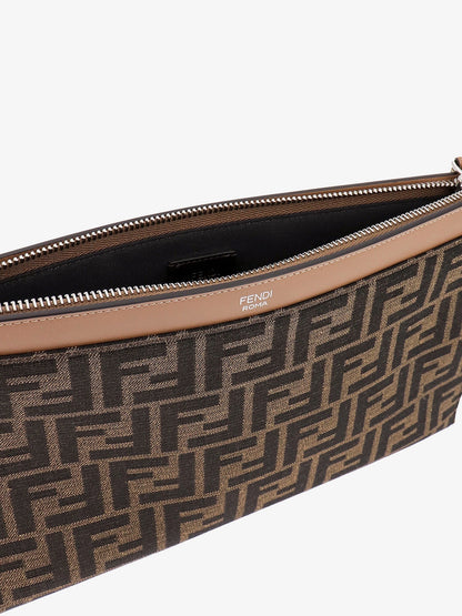 FF Jacquard Fabric Medium Flat Pouch thumbnail