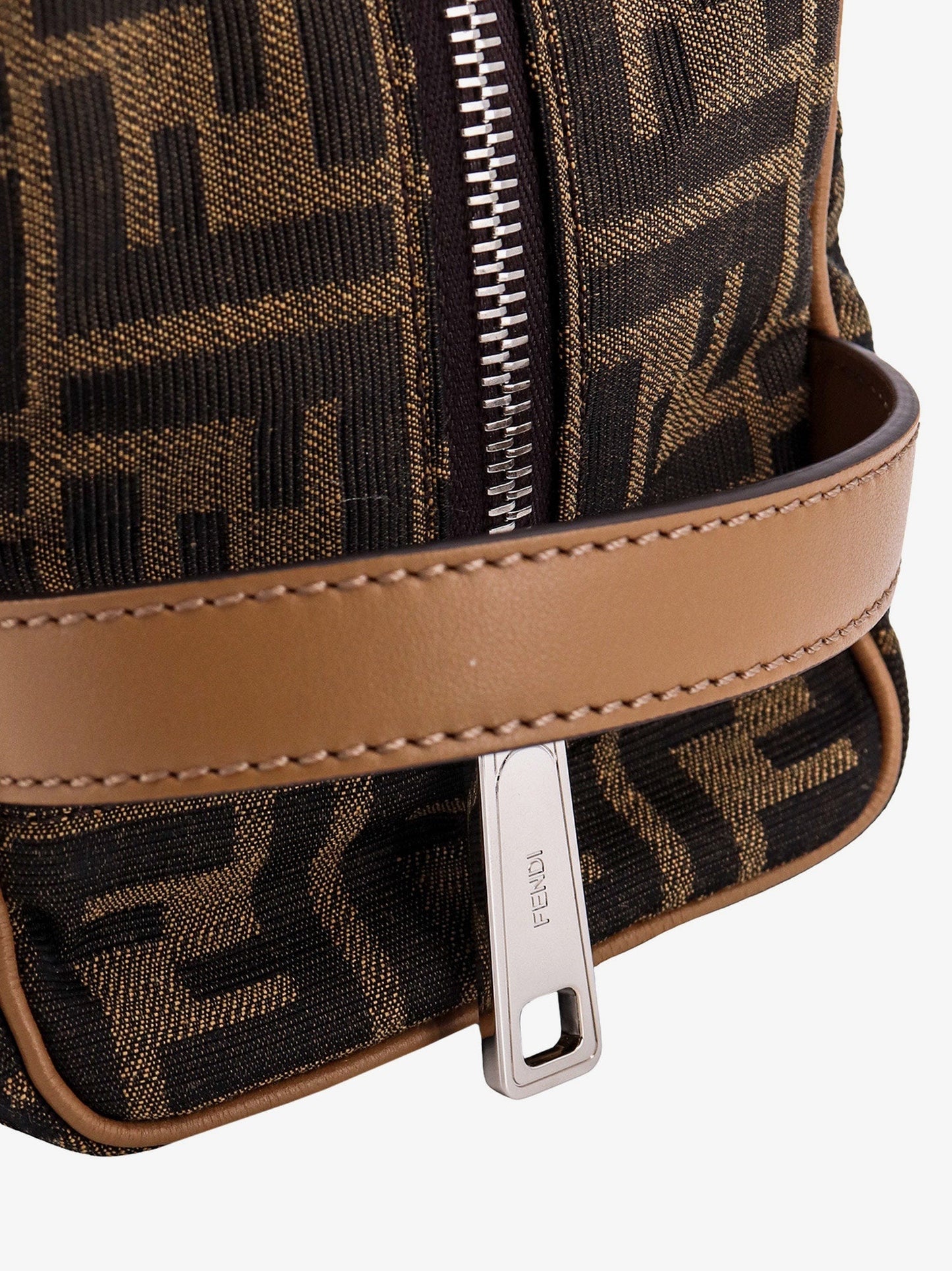 FF jacquard fabric Medium Beauty Case