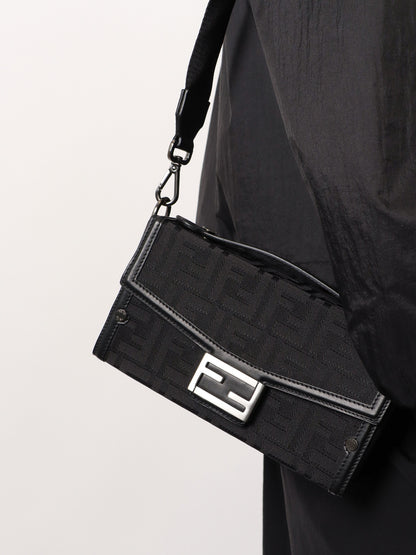 Baguette Soft Trunk FF fabric crossbody bag thumbnail