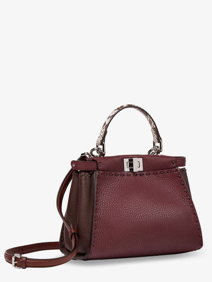 Peekaboo Mini leather crossbody bag thumbnail
