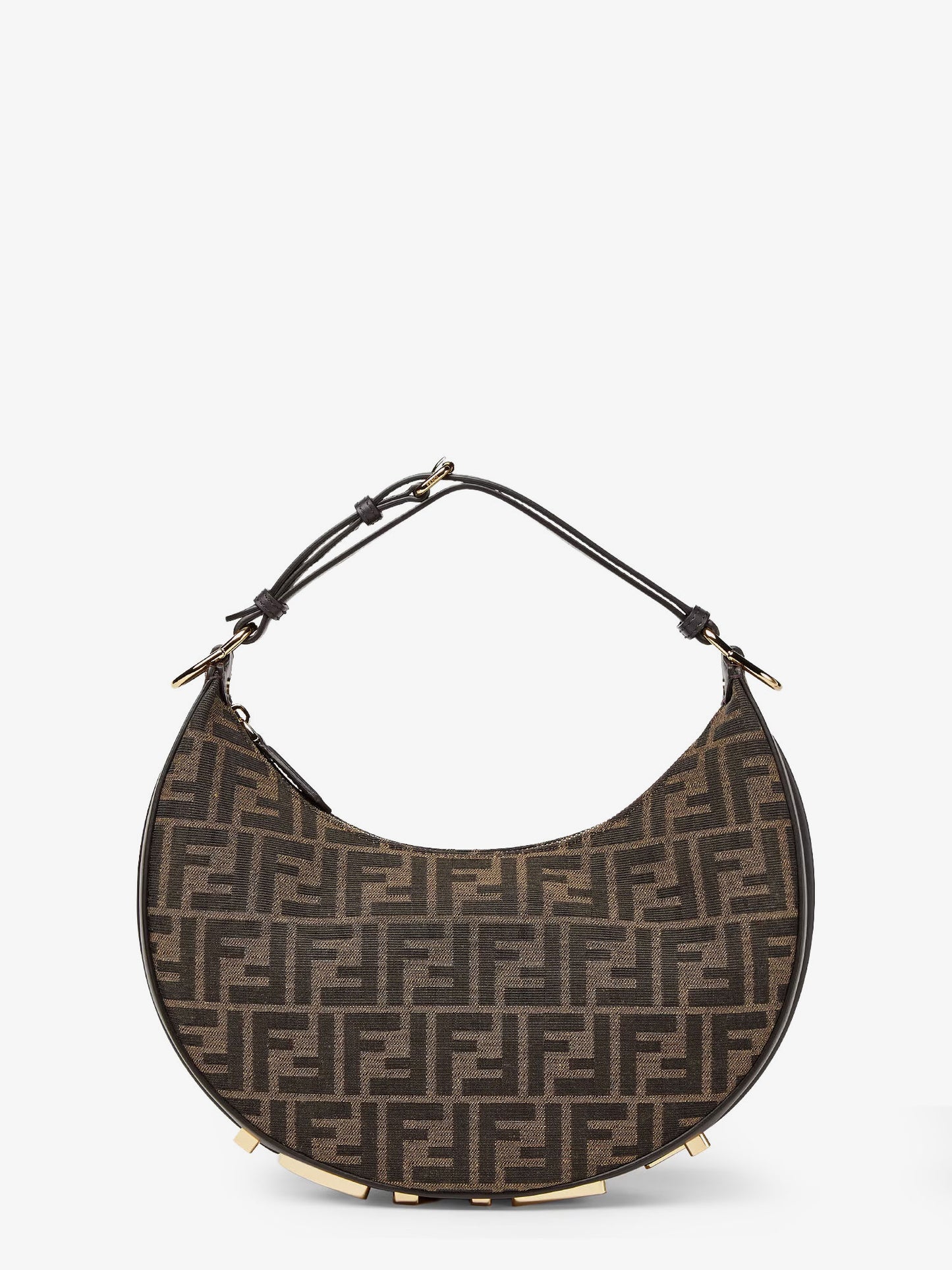 Fendigraphy Small FF jacquard fabric handbag