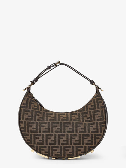 Fendigraphy Small FF jacquard fabric handbag thumbnail