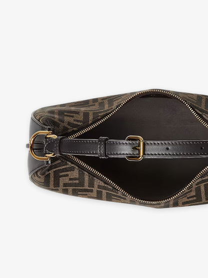 Fendigraphy Small FF jacquard fabric handbag thumbnail
