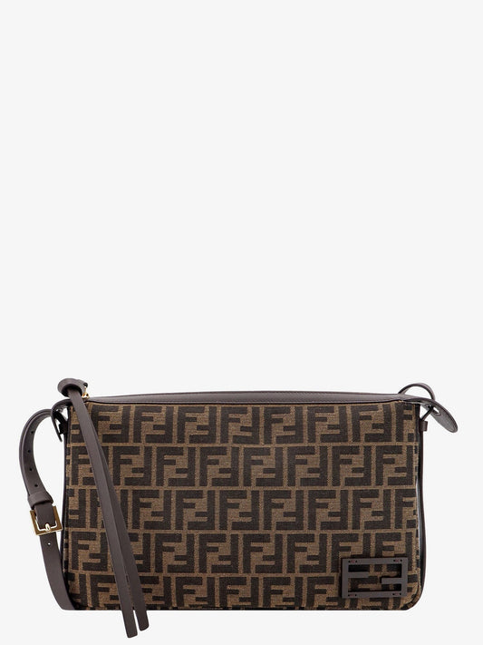 Simply Medium FF Jacquard Fabric crossbody bag