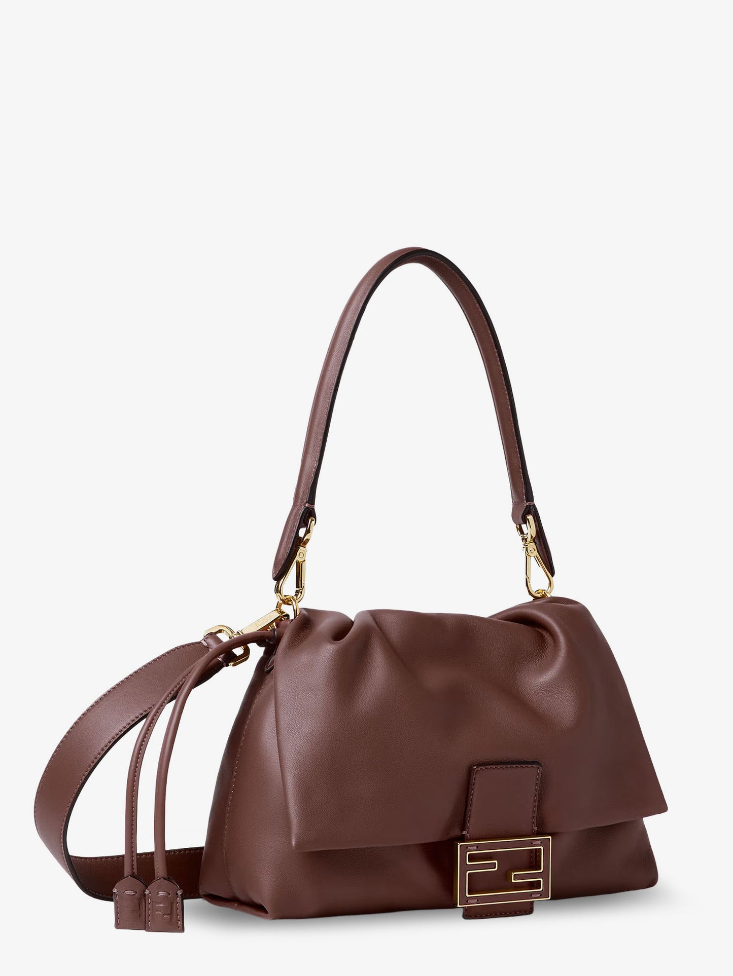 Borsa a tracolla Mamma Baguette Medium in pelle