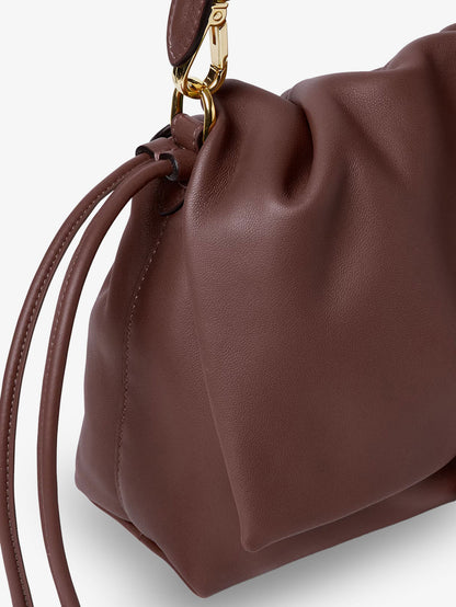 Borsa a tracolla Mamma Baguette Medium in pelle thumbnail