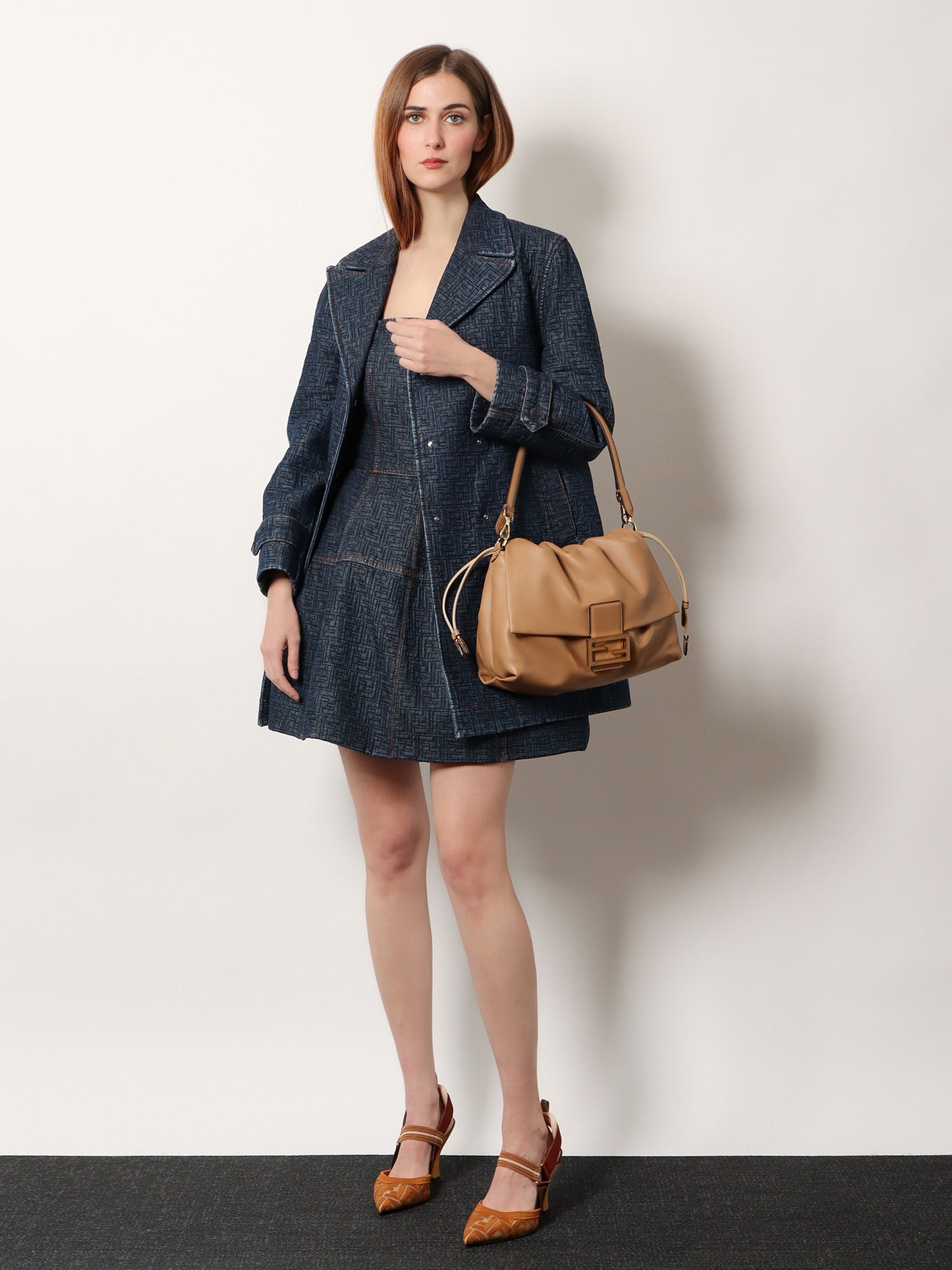Mamma Baguette Large leather shoulder bag