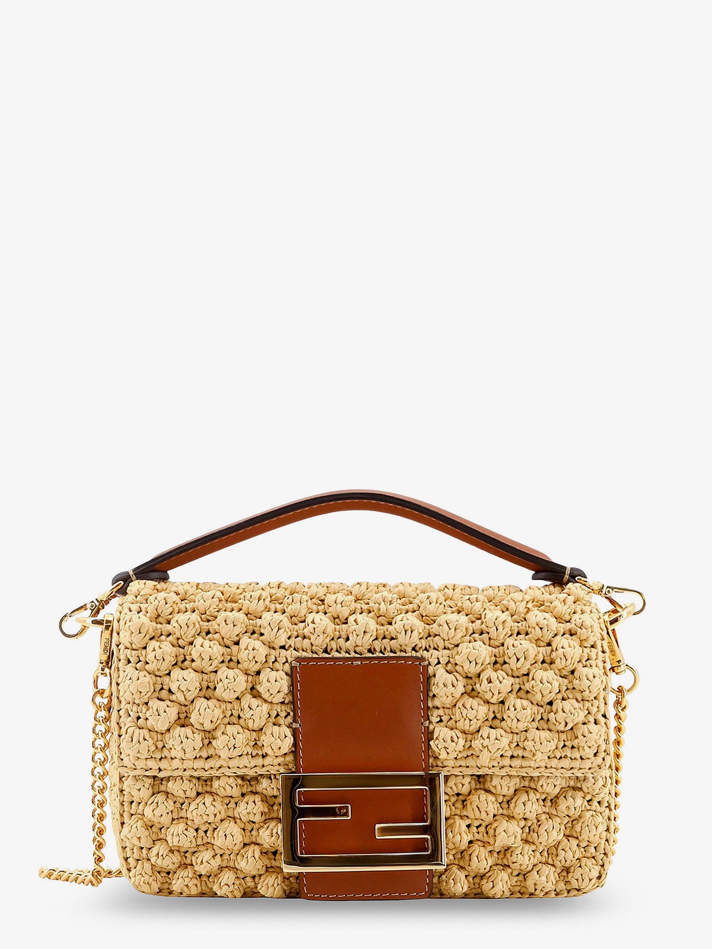 Borsa a tracolla Baguette® Mini in rafia