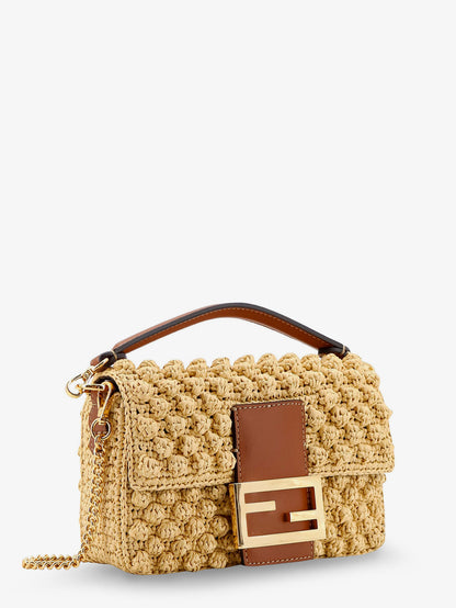 Borsa a tracolla Baguette® Mini in rafia thumbnail