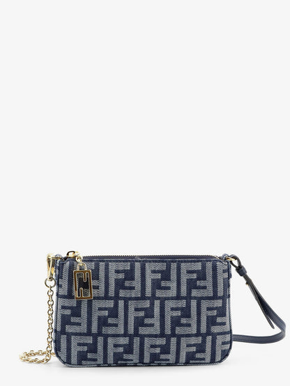 Baguette FF jacquard fabric clutch bag thumbnail