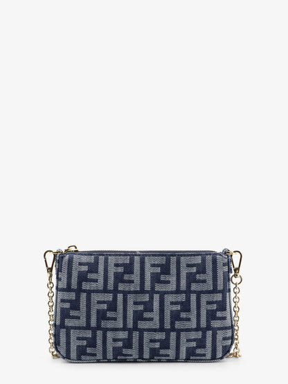 Baguette FF jacquard fabric clutch bag thumbnail