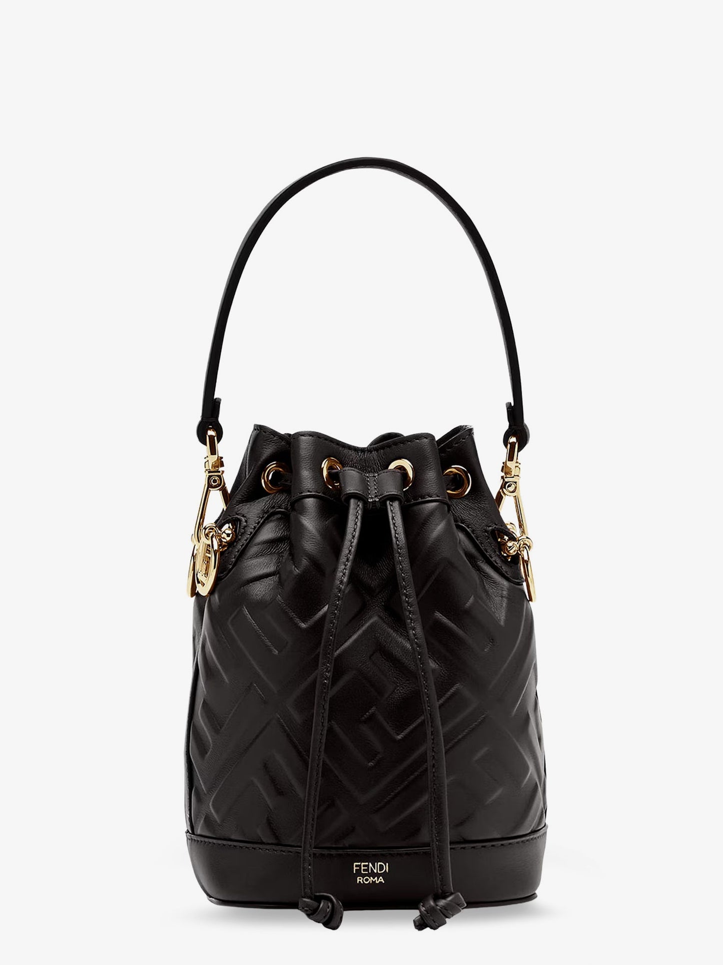 Mon Tresor leather bucket bag