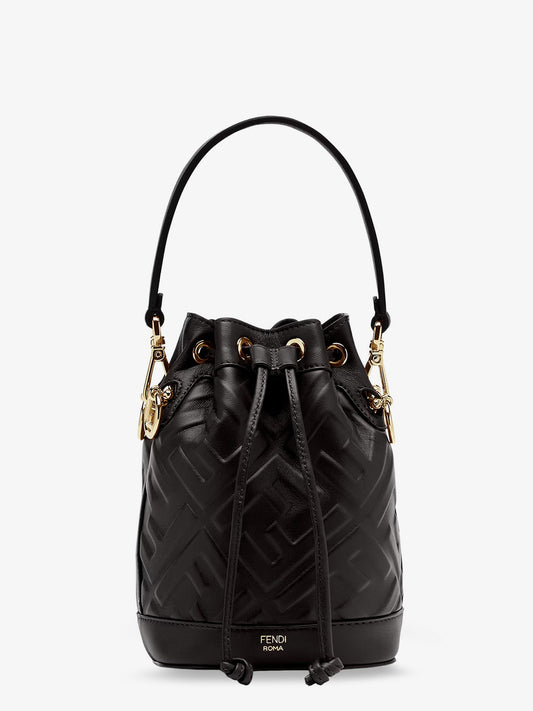 Mon Tresor leather bucket bag