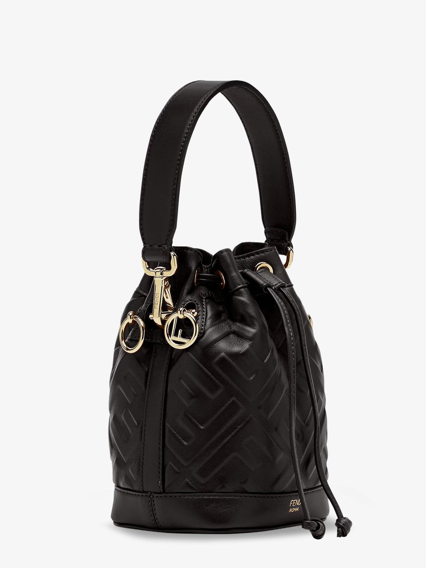 Mon Tresor leather bucket bag