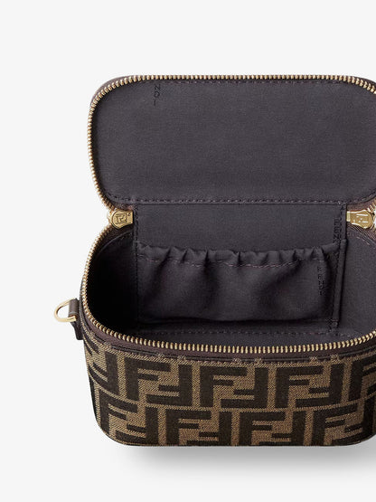Vanity crossbody bag in FF jacquard fabric thumbnail