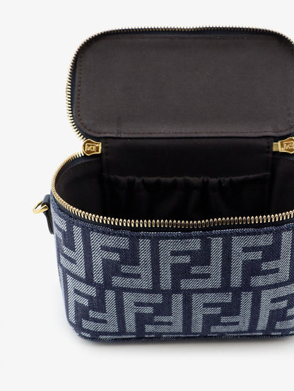 Fendi Vanity denim-effect FF jacquard minibag thumbnail