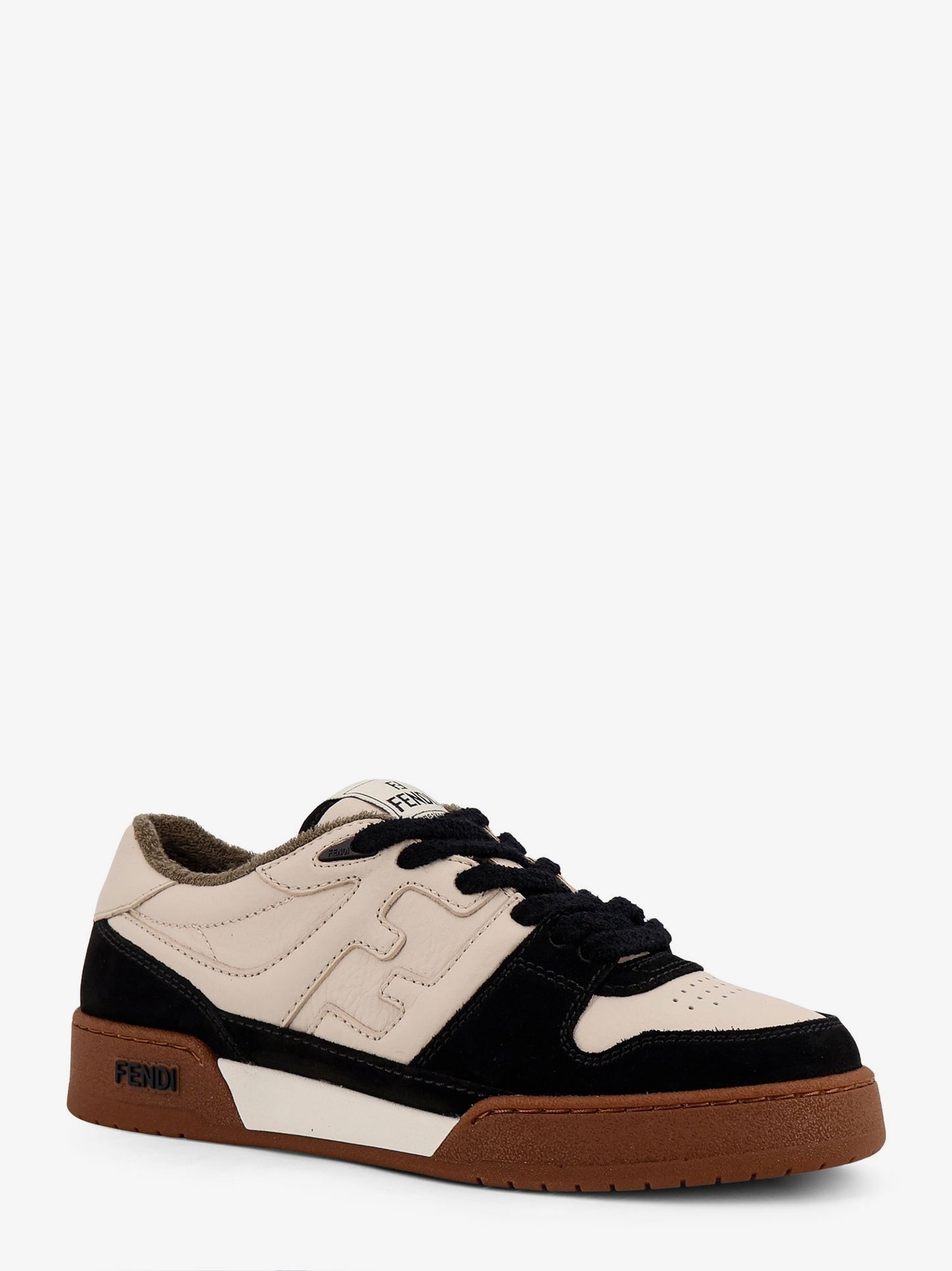 Fendi Match leather low-top sneakers