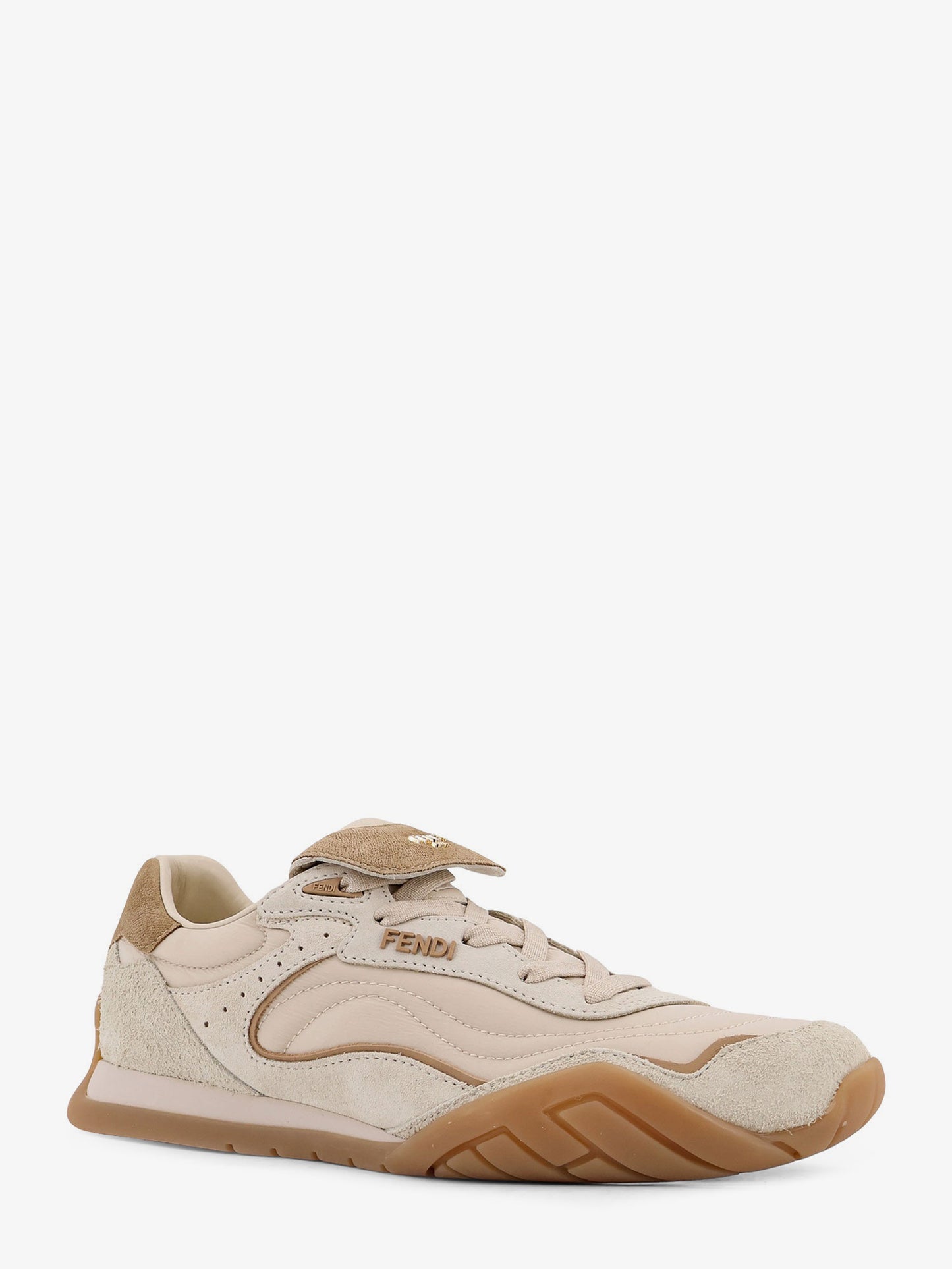 Fendi Wave Pulse suede sneakers