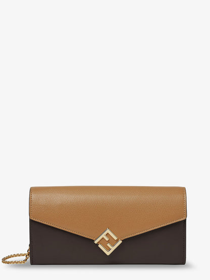 Chain Continental Wallet leather crossbody bag thumbnail
