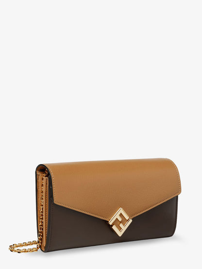 Chain Continental Wallet leather crossbody bag thumbnail