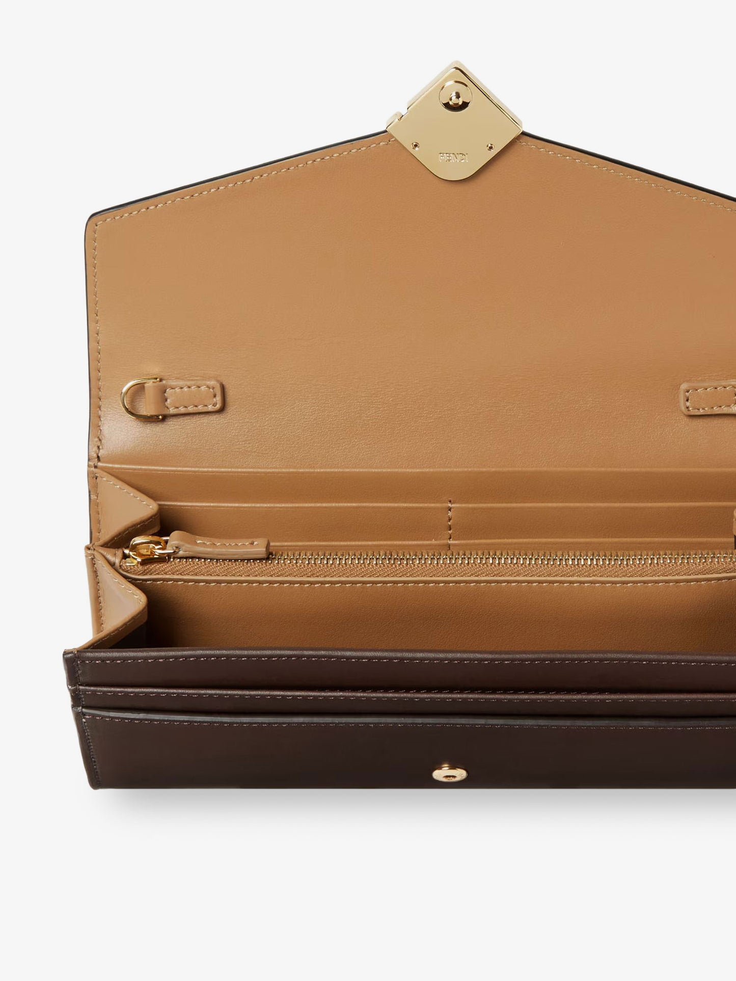 Chain Continental Wallet leather crossbody bag