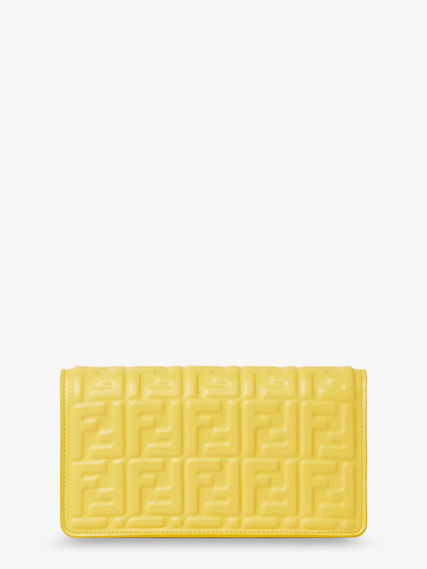 Leather Wallet on Chain Baguette
