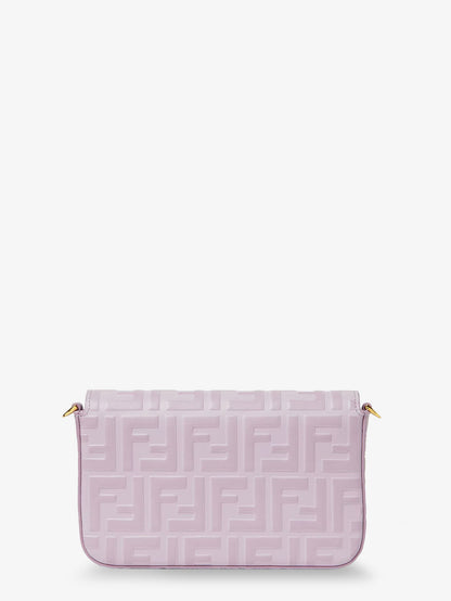 Wallet On Chain FF Diamonds leather shoulder bag with FF embossed logo thumbnail