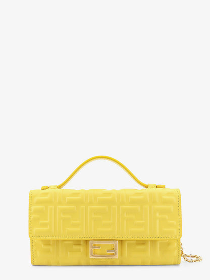 Continental with Chain Baguette crossbody bag with embossed FF thumbnail