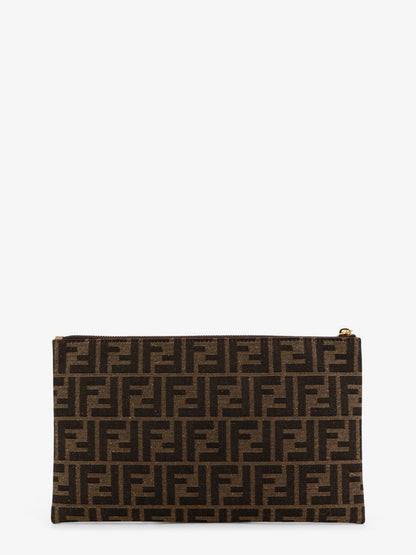 Medium Flat FF Jacquard fabric pochette thumbnail