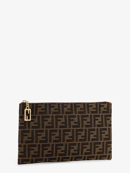 Medium Flat FF Jacquard fabric pochette thumbnail