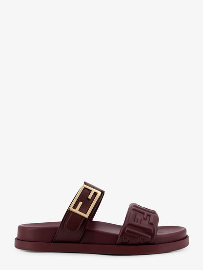 Fendi Feel low leather sandals thumbnail
