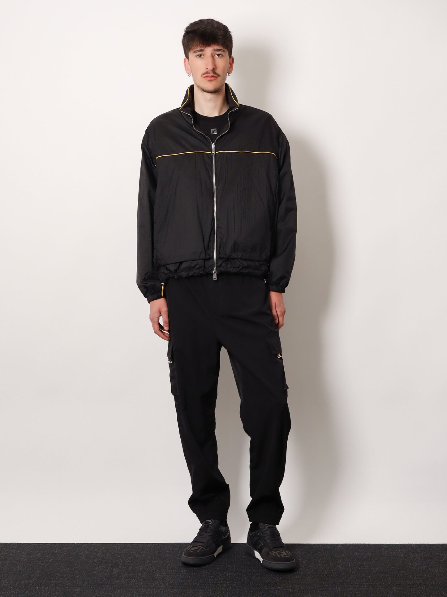 Cargo nylon trousers