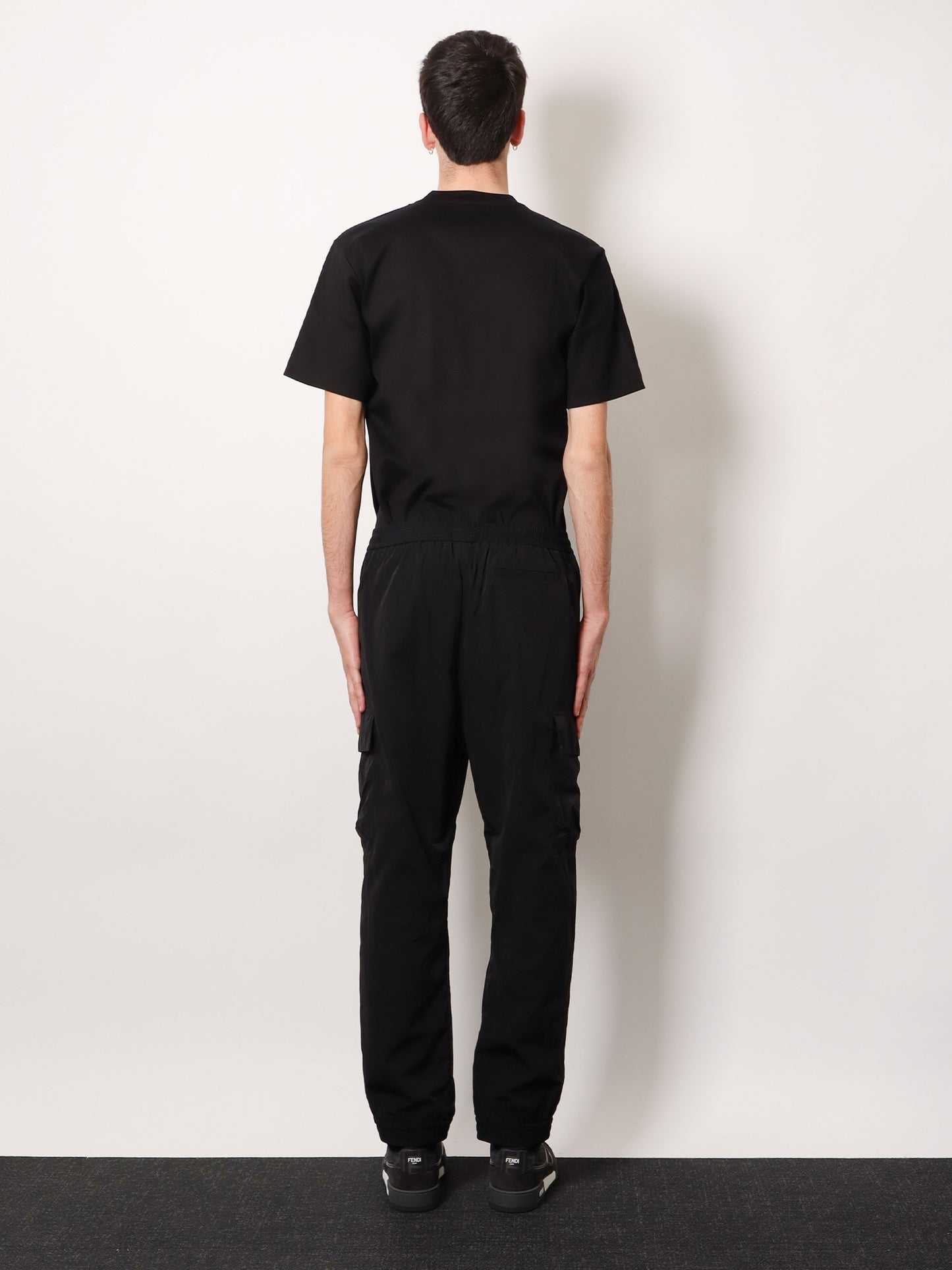 Cargo nylon trousers