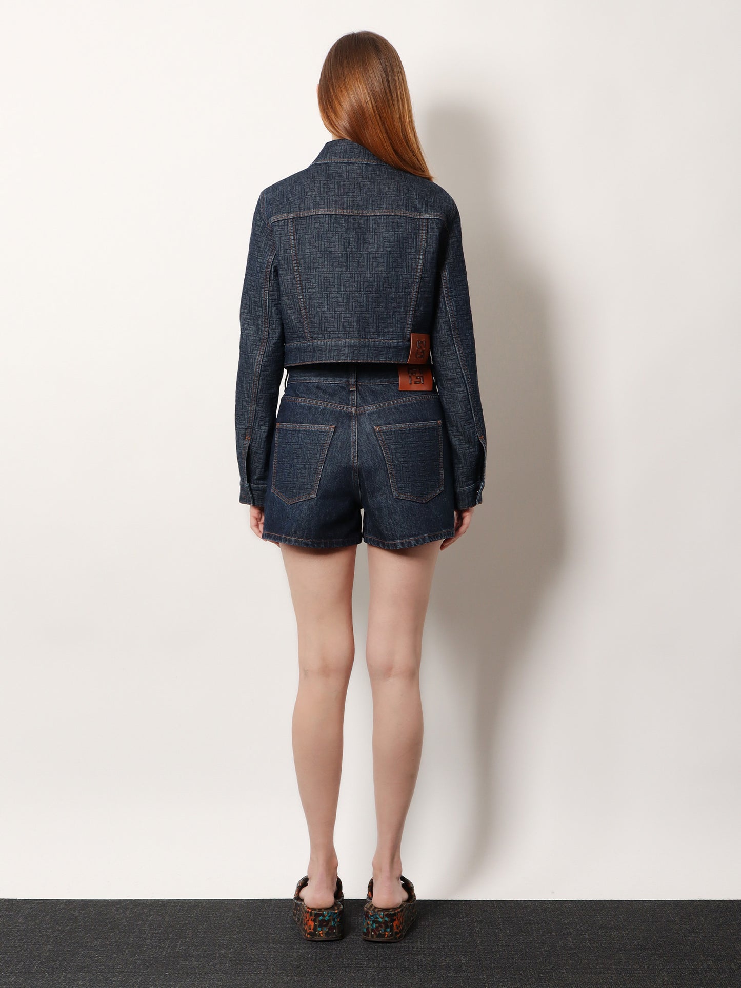 Padded denim jacket