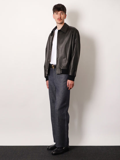 Relaxed linen, cotton and silk jeans thumbnail