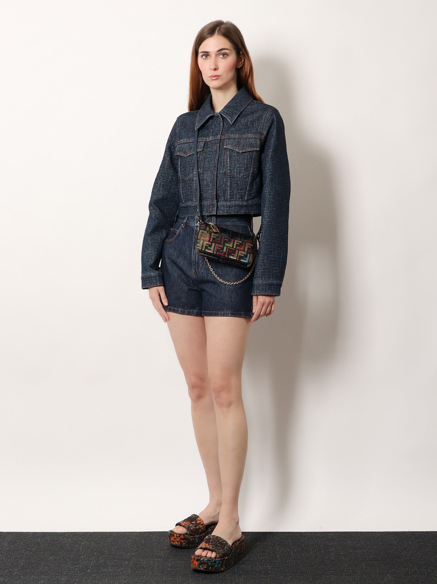 Denim shorts