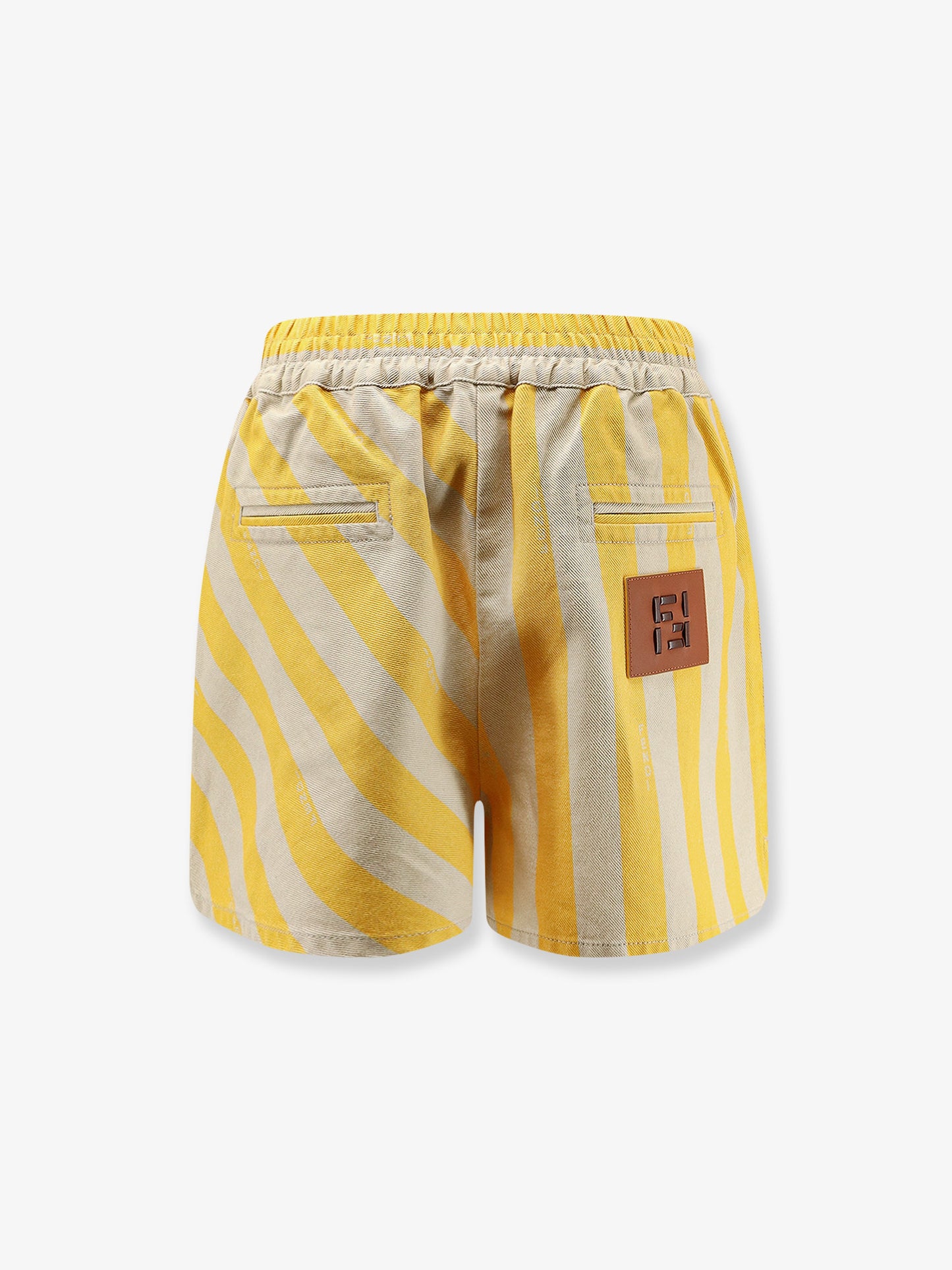 Shorts in cotone e lino
