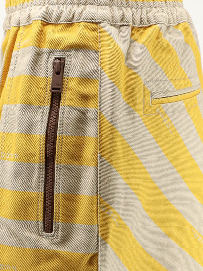 Shorts in cotone e lino thumbnail