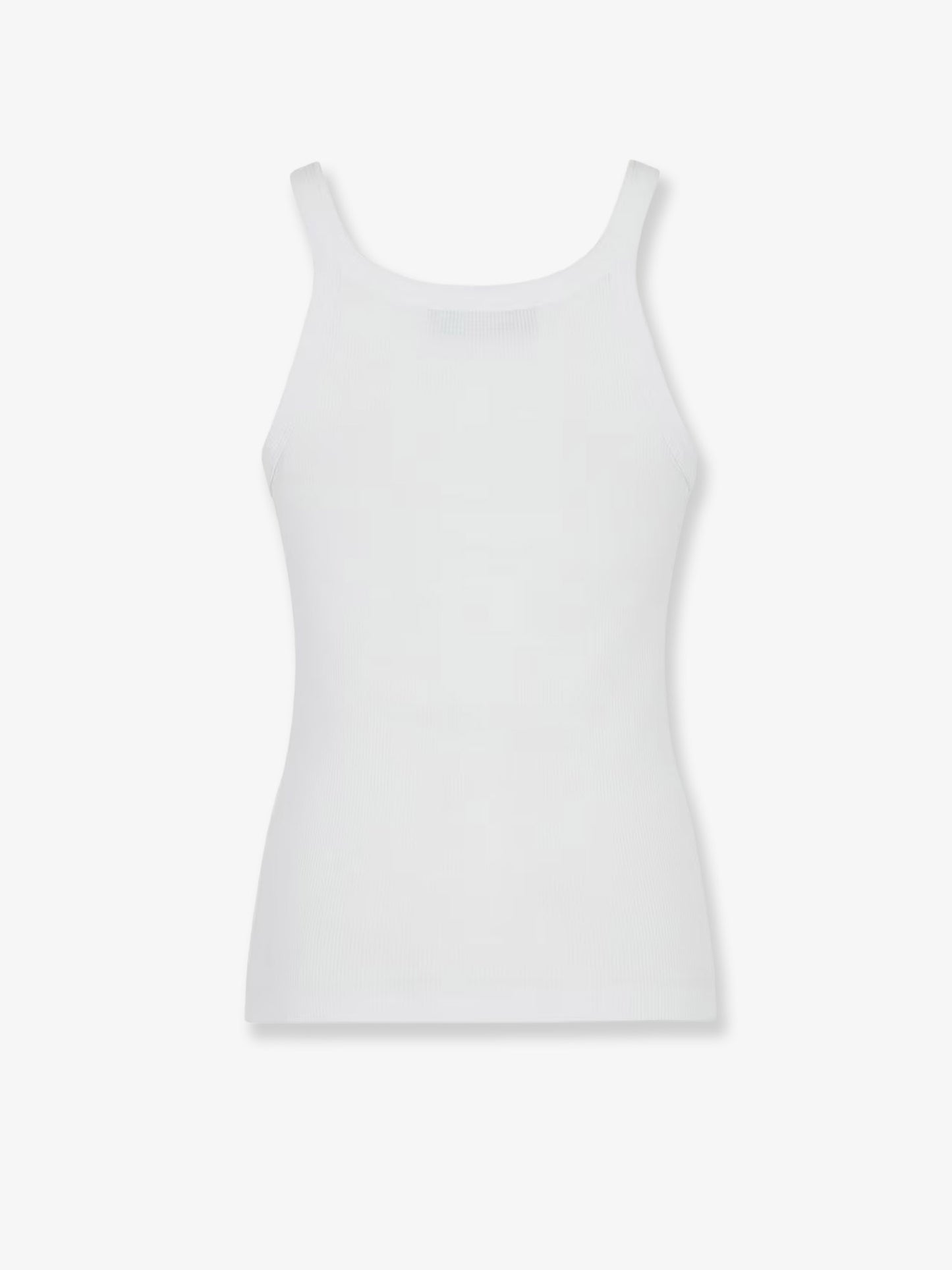 Ribbed cotton tank top
