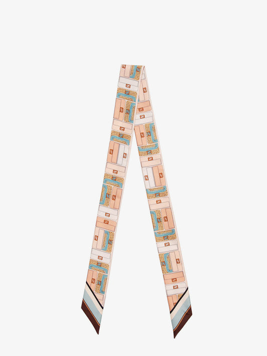 Wrappy multicolor silk bandeau