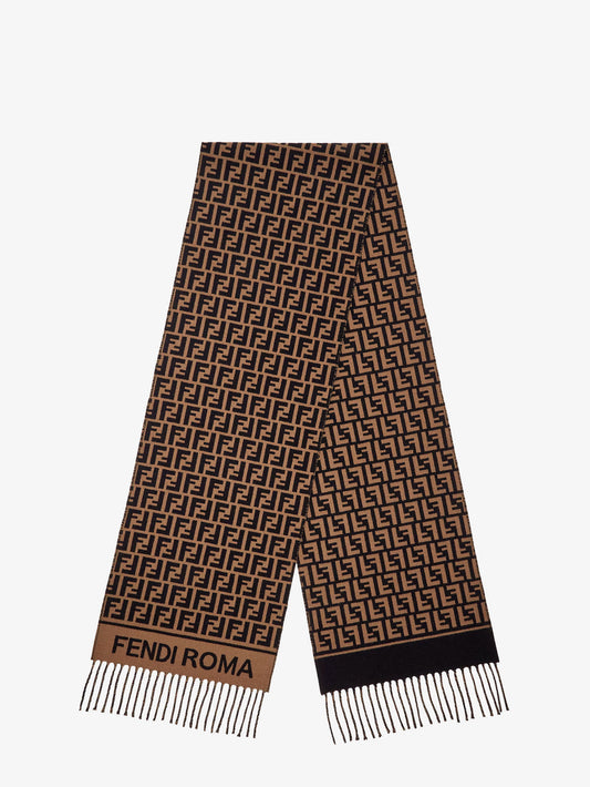 FF virgin wool and cashmere scarf