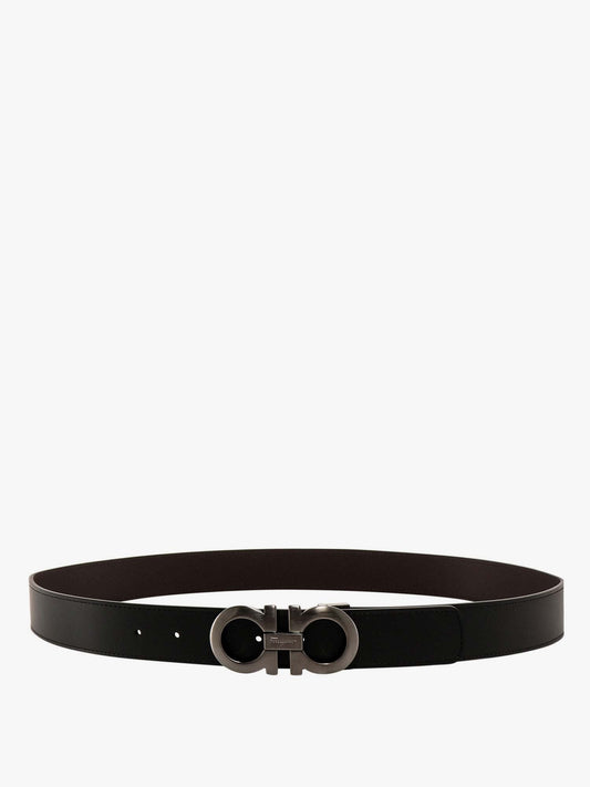 Reversible leather belt