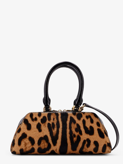 Antigona East West Mini pony skin crossbody bag with animal print thumbnail