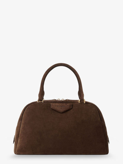 Antigona East West bag in suede thumbnail