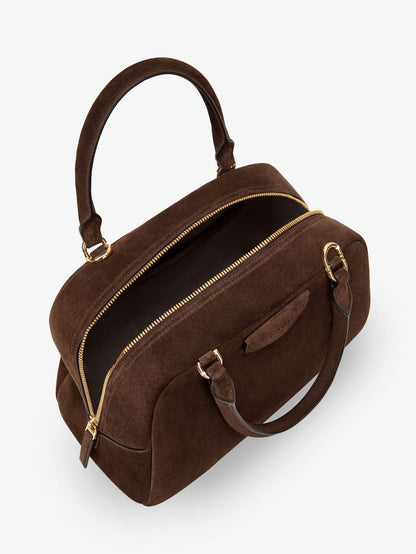 Antigona East West bag in suede thumbnail