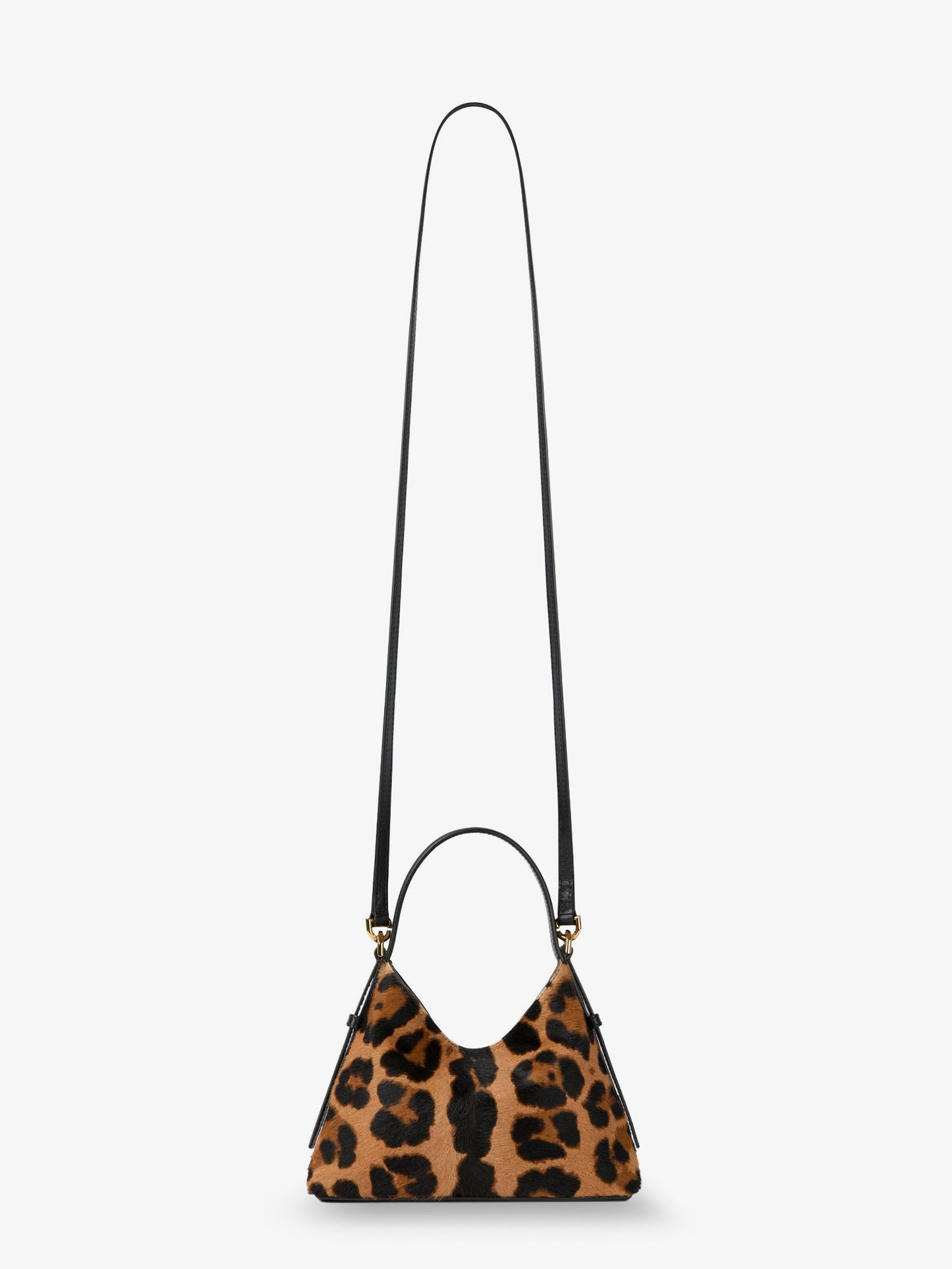 Voyou Nano bag pony skin crossbody bag with animal print