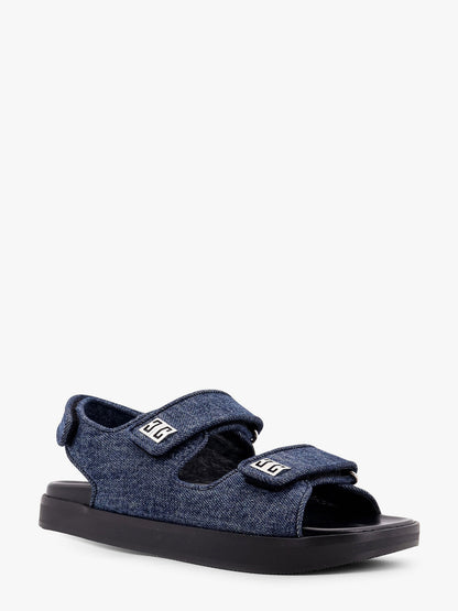 Strap flat denim sandals thumbnail