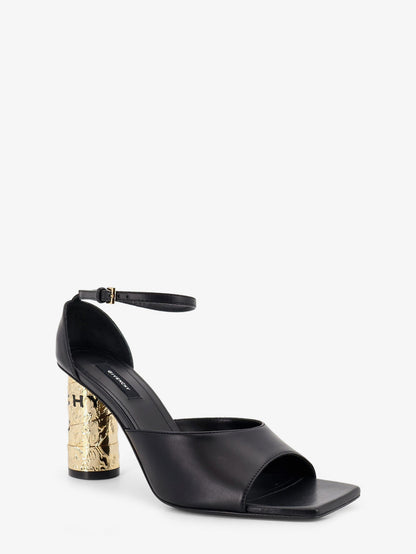 Leather sandals with Tape heel thumbnail